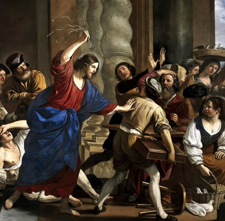 Jesus cleansing the temple