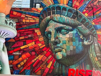 Saint Liberty: A Mural That Stops Times Square