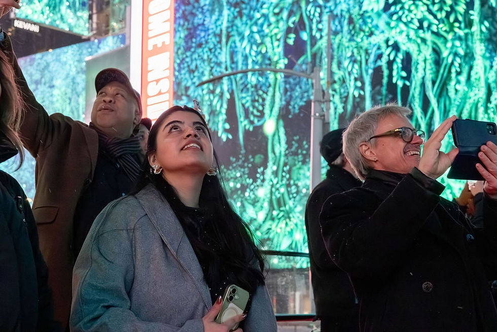 A Banyan Tree Blooms Above Times Square