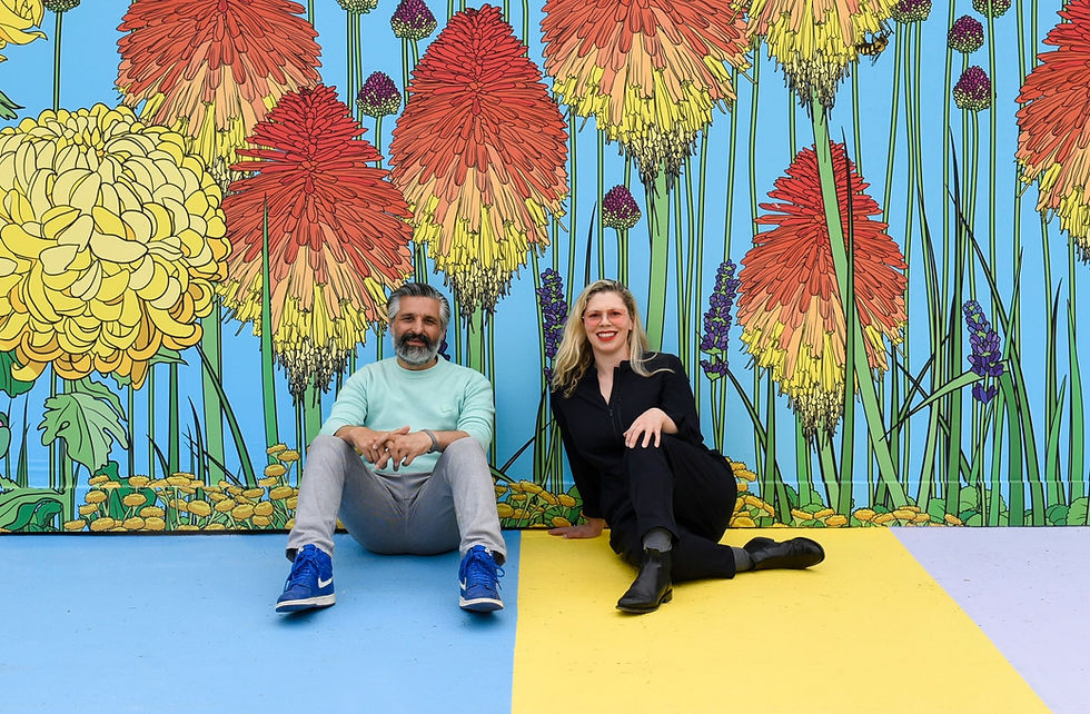 Graphic Rewilding transforms Brookfield Place with Immersive Nature