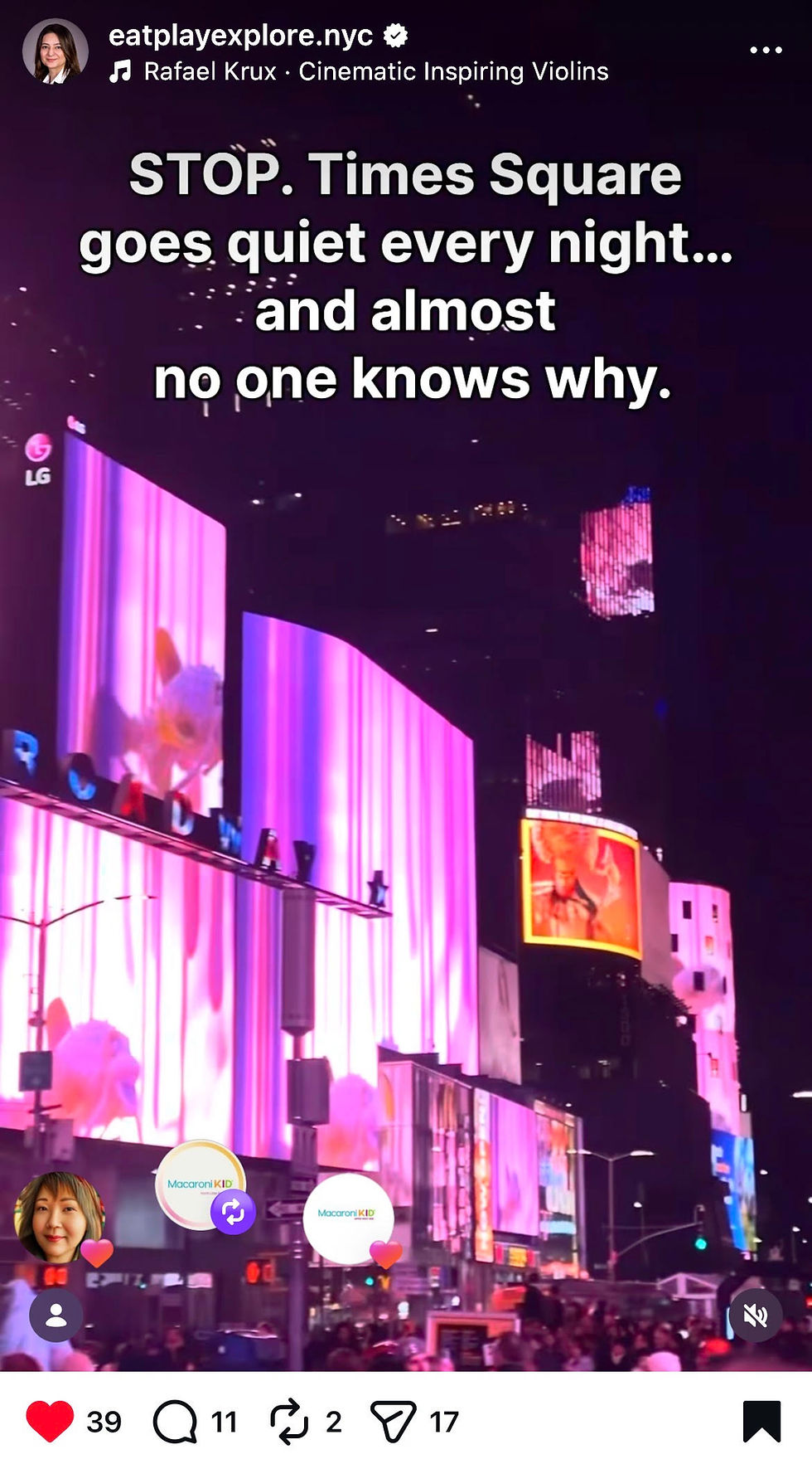 Daisy Collingridge’s Bod Transforms Times Square at Midnight