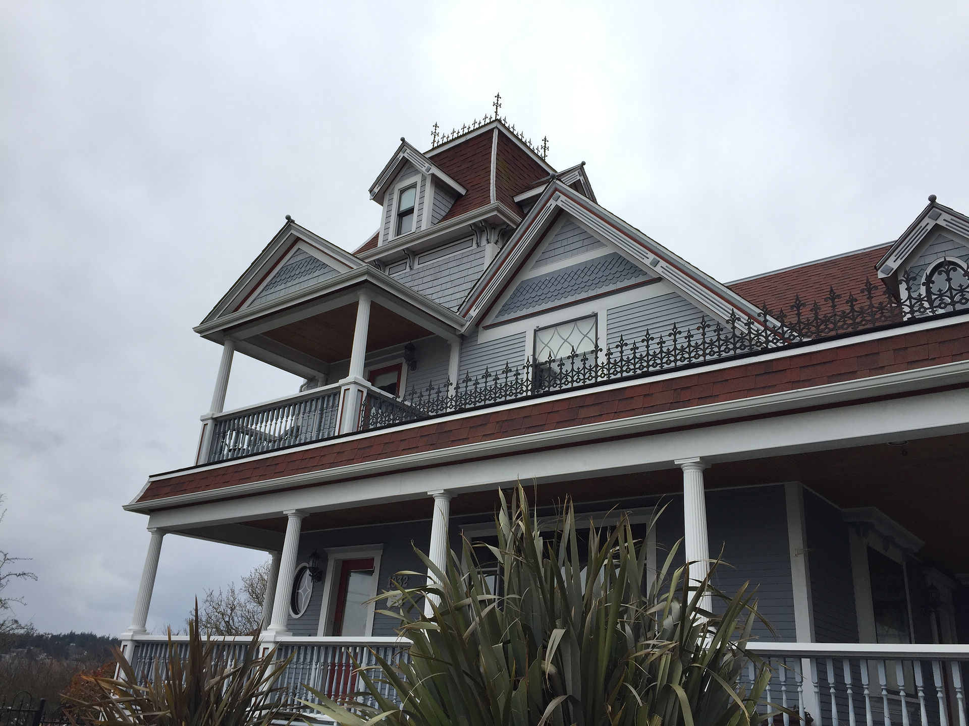 Elegant Victorian building in Port Townsend, Washington
