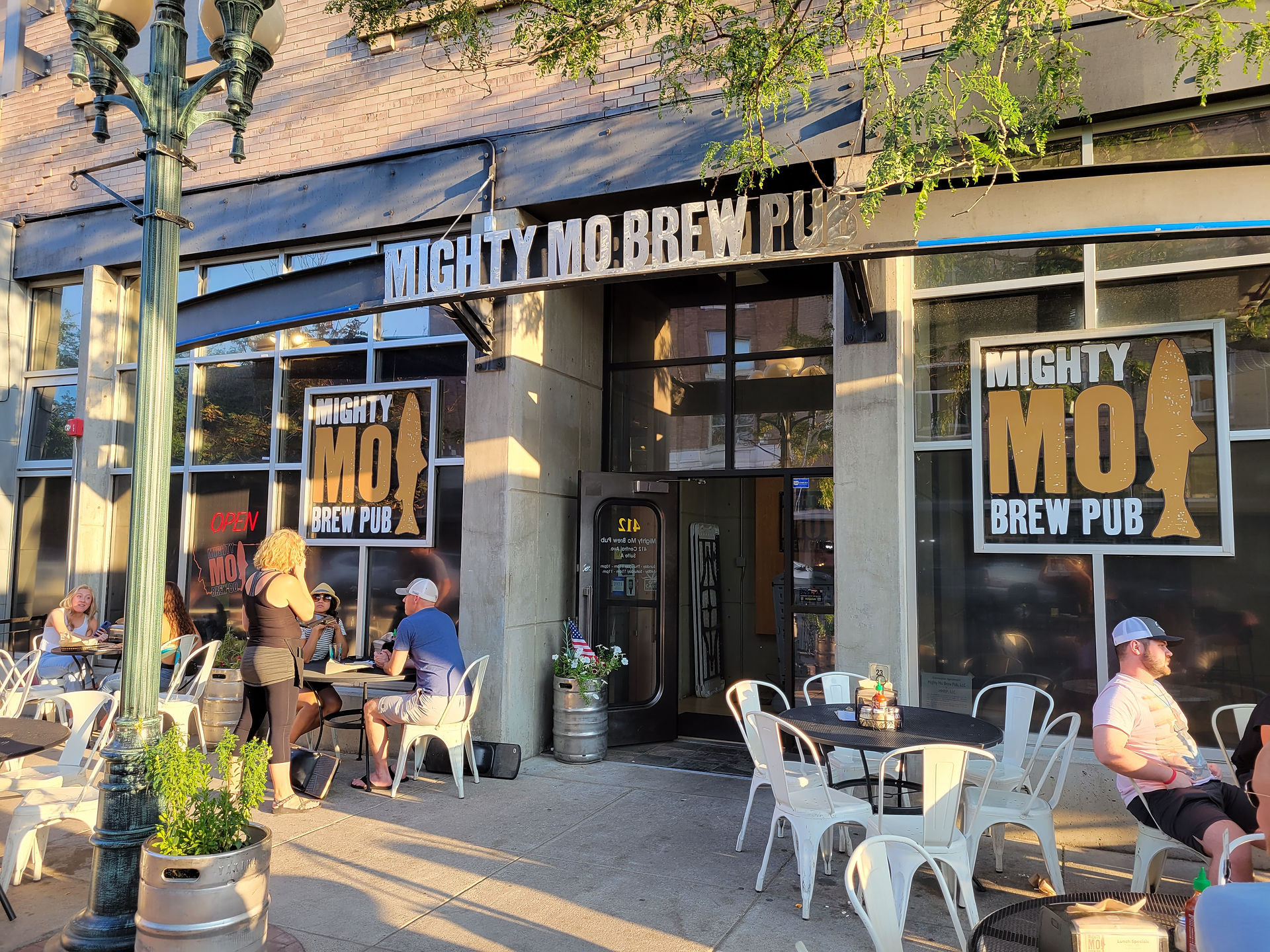 Exterior of Mighty Mo Brewing Company in Great Falls, Montana.