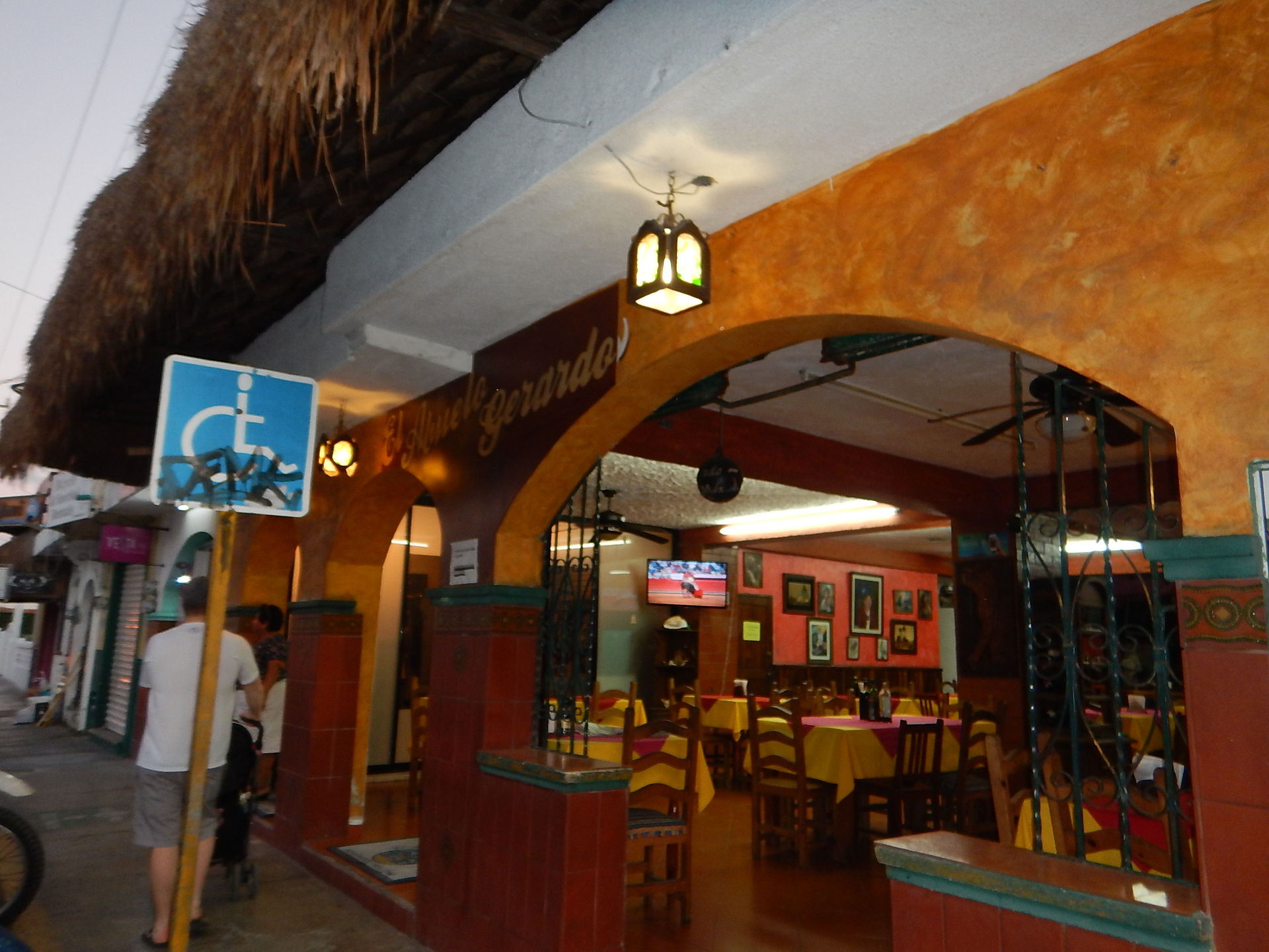 Exterior of a building - the Abuelo Gerardo restaurant.