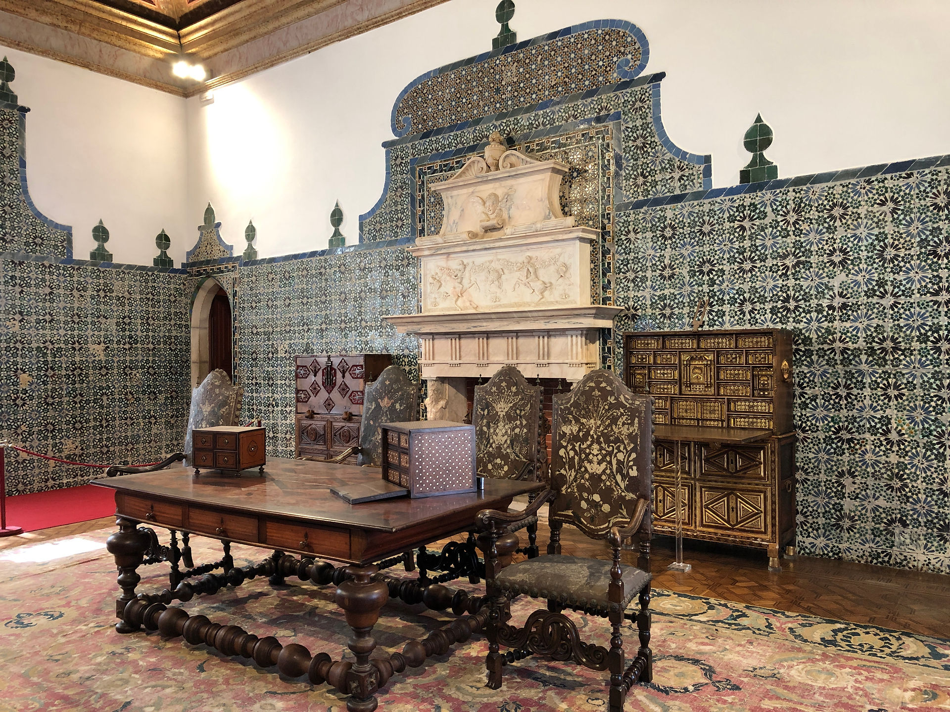 16th century interior of the Palace of Sintra.