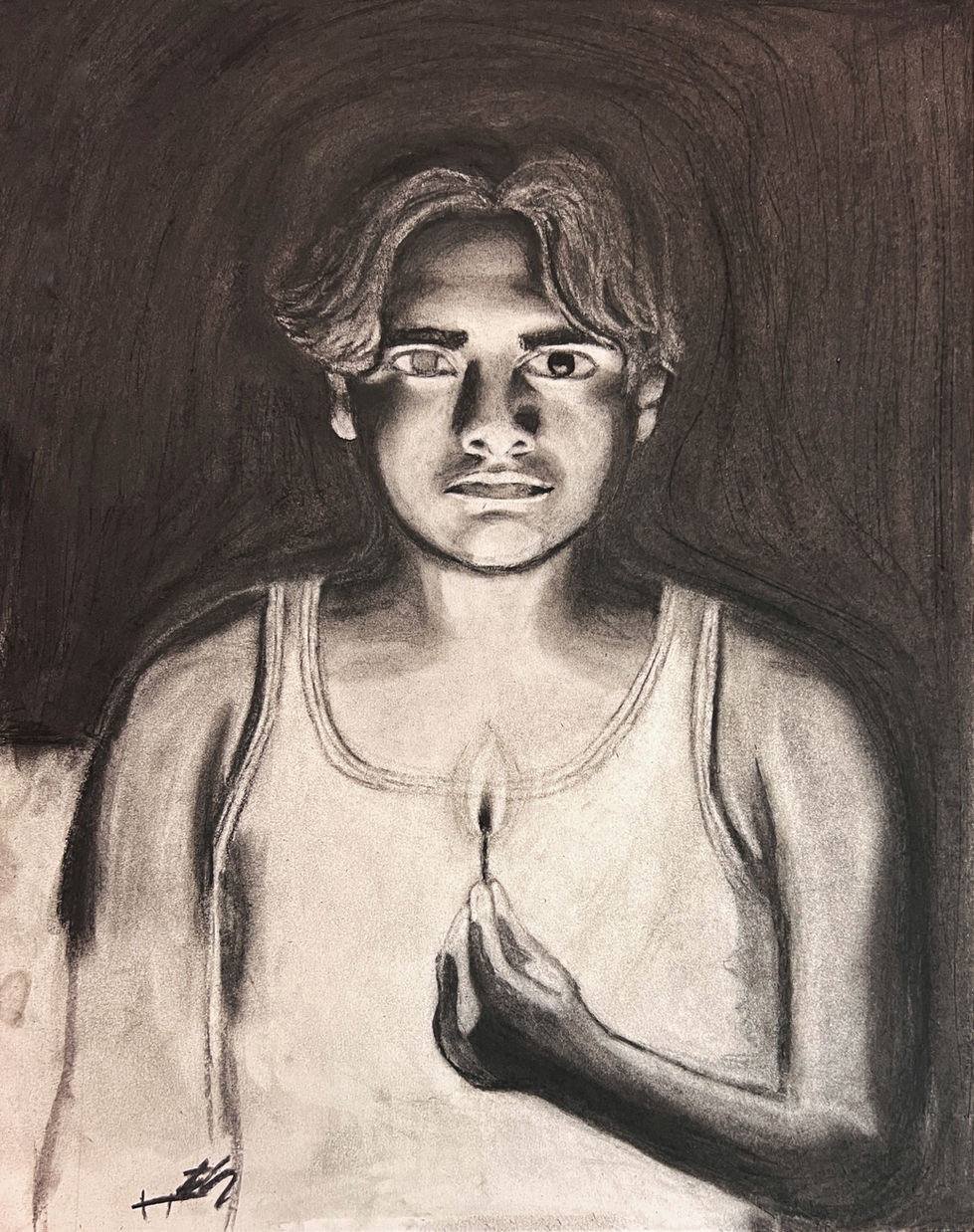 Estudio de claroscuro y retrato
