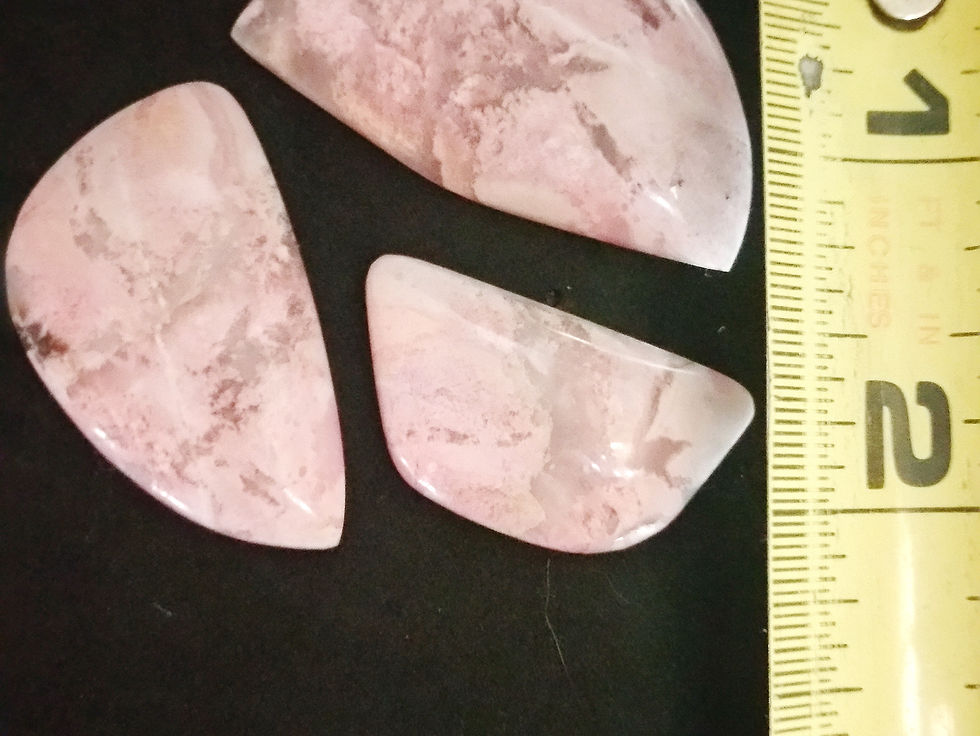 Thumbnail: Gorgeous Pink Rhodonite 3 Piece Set