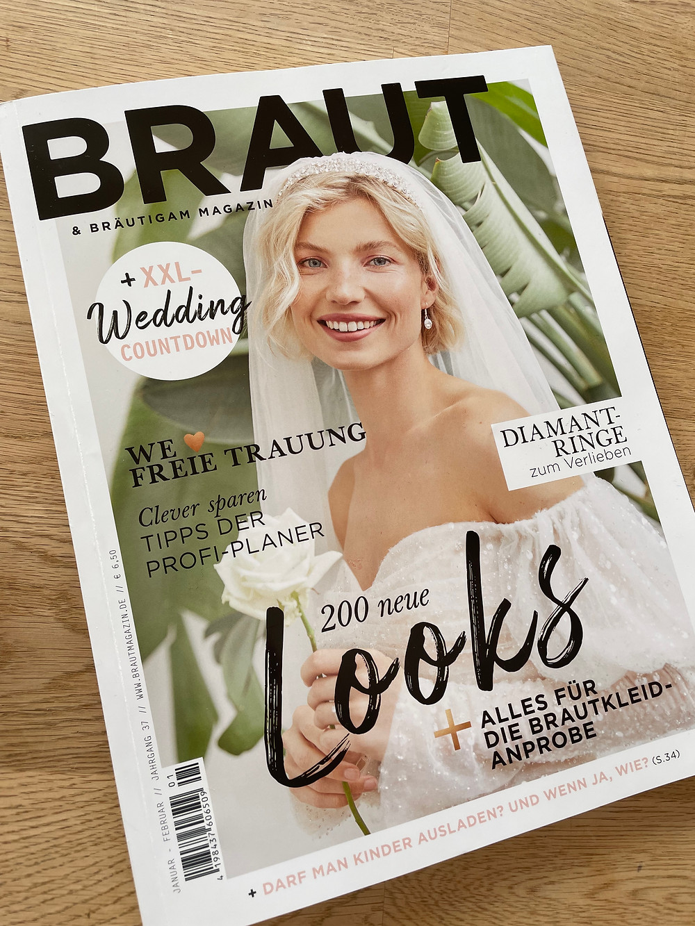 Second flowers Braut und Bräutigam Magazin Titelseite