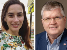 Jefferson County Board candidates Amanda Kaiser and Ron Martin