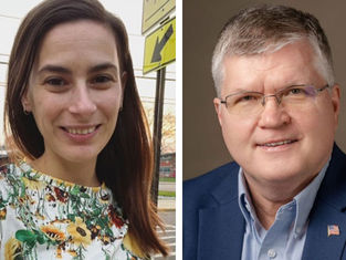 Jefferson County Board candidates Amanda Kaiser and Ron Martin