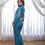 Thumbnail: Aadews Zuri Blue Embroidery Co-ord Set