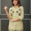 थंबनेल: Aadews Nagma Green Embroidery Co-ord set