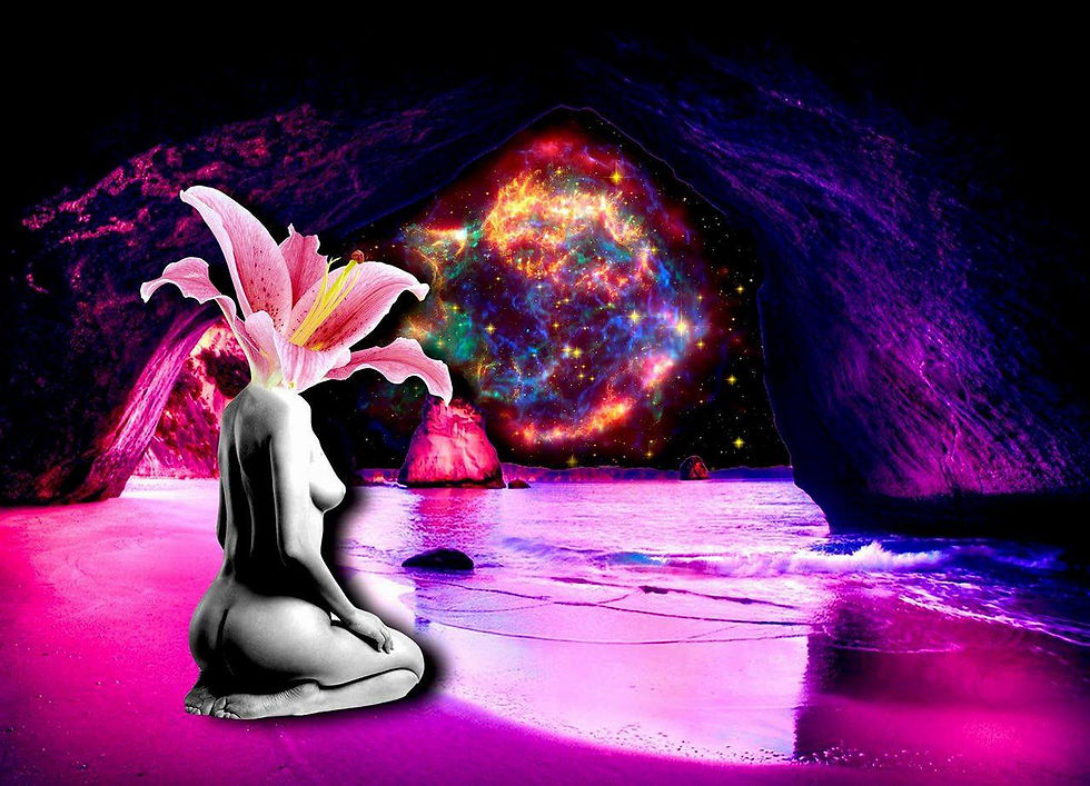 Alberto Pérez, Mujer-flor, CuevaNueva artbytramp