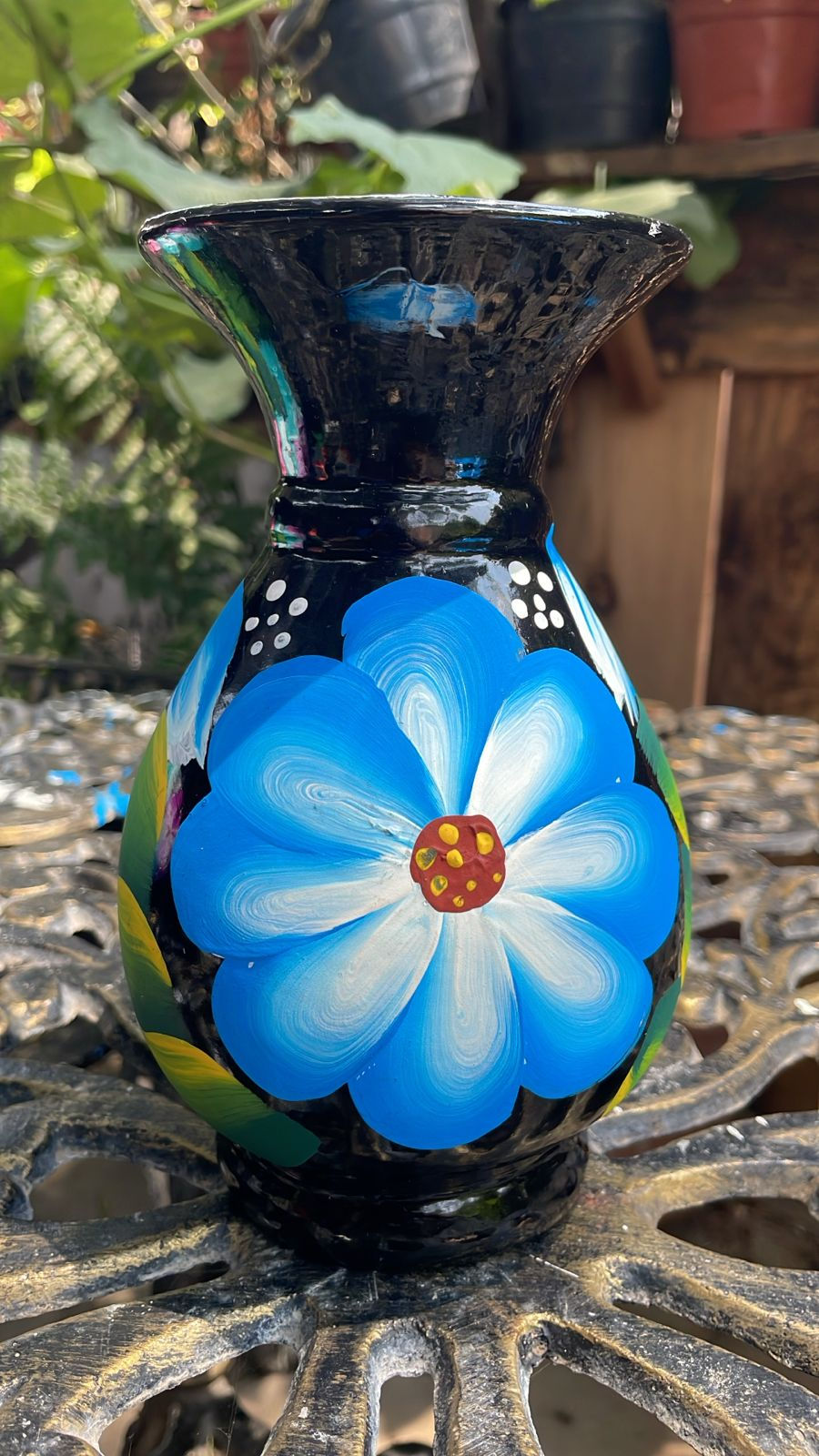 Miniatura: Florera de Barro Negro