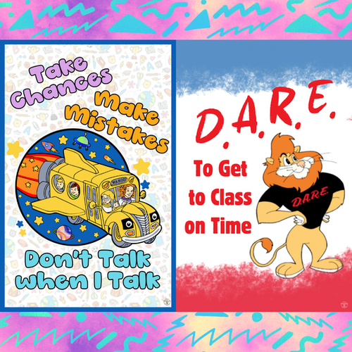 Retro 90s Classroom Posters | Jess Rehearsal