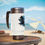Thumbnail: Stainless Steel Travel Mug with Handle, 14oz