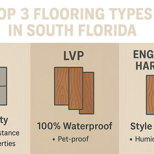 Custom flooring installation completed by Perfect Solutions & More