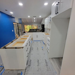 Kitchen transformation project completed by Perfect Solutions & More
