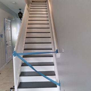 Residential painting and finishing work completed by Perfect Solutions & More