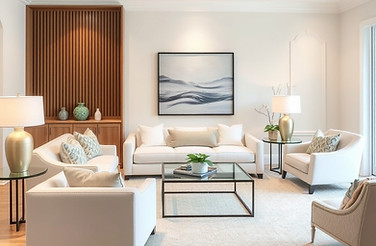 Modern Florida coastal paint refurbish job for a living room luxury and not cream or white