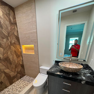 Residential bathroom renovation work by Perfect Solutions & More
