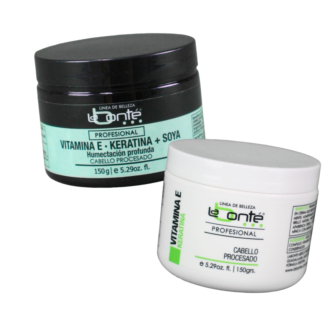Vitamina E + Keratina Linea Blanca y Soya