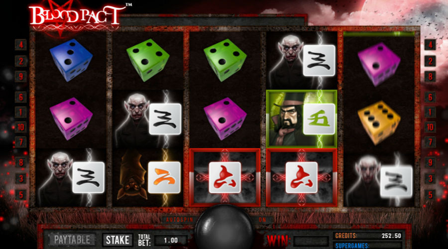 Gaming1 BloodPact Dice Slot Review Lucky Games Casino