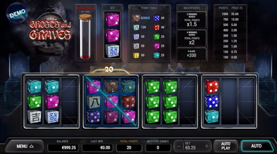 Blog LuckyGames.be - Ghosts and Graves Dice Game Airdice