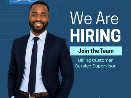 Now Hiring: Billing Customer Service Supervisor
