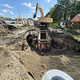Underground Utility Work Advances on Joe Peed Road and Railroad Avenue