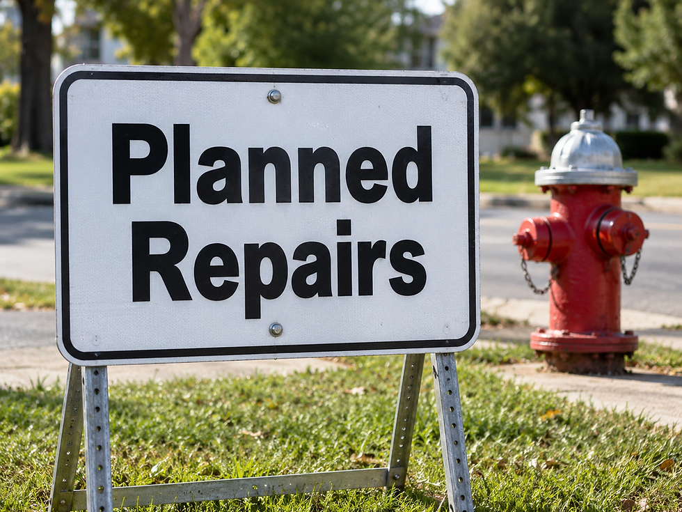 Pitch Pine Drive Scheduled Water Service Interruption on September 2, 2026