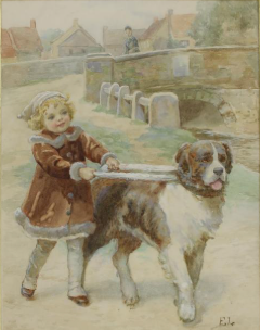 Gee-up by Eveline de la Belinay Lance (1866-1937)