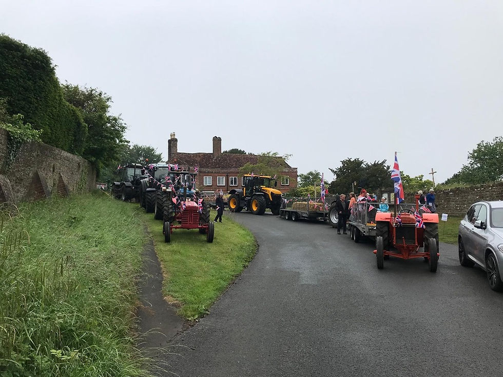 A typical Thursley tractor gathering!