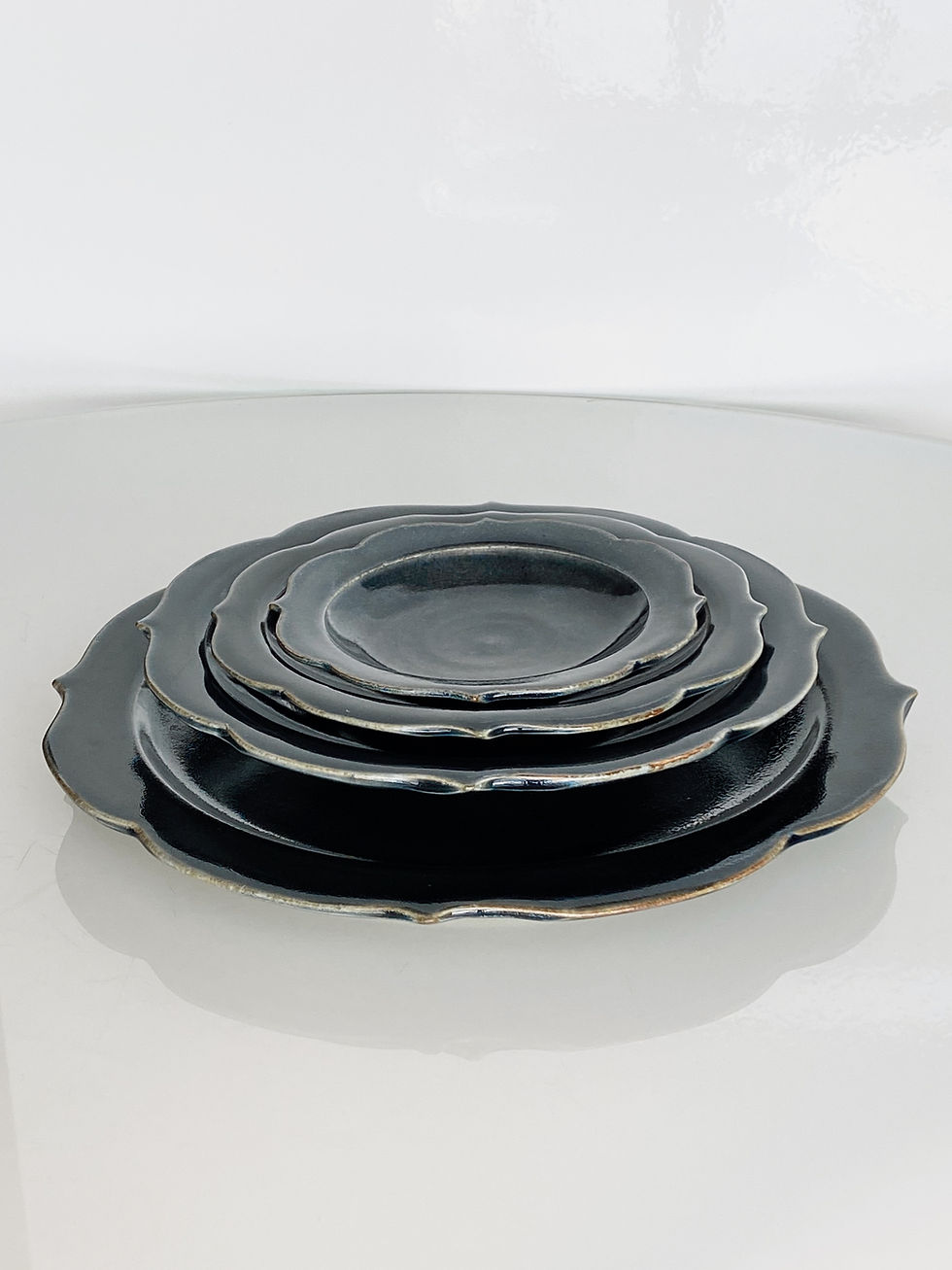 Thumbnail: Chakra Plate L Blue Jeans