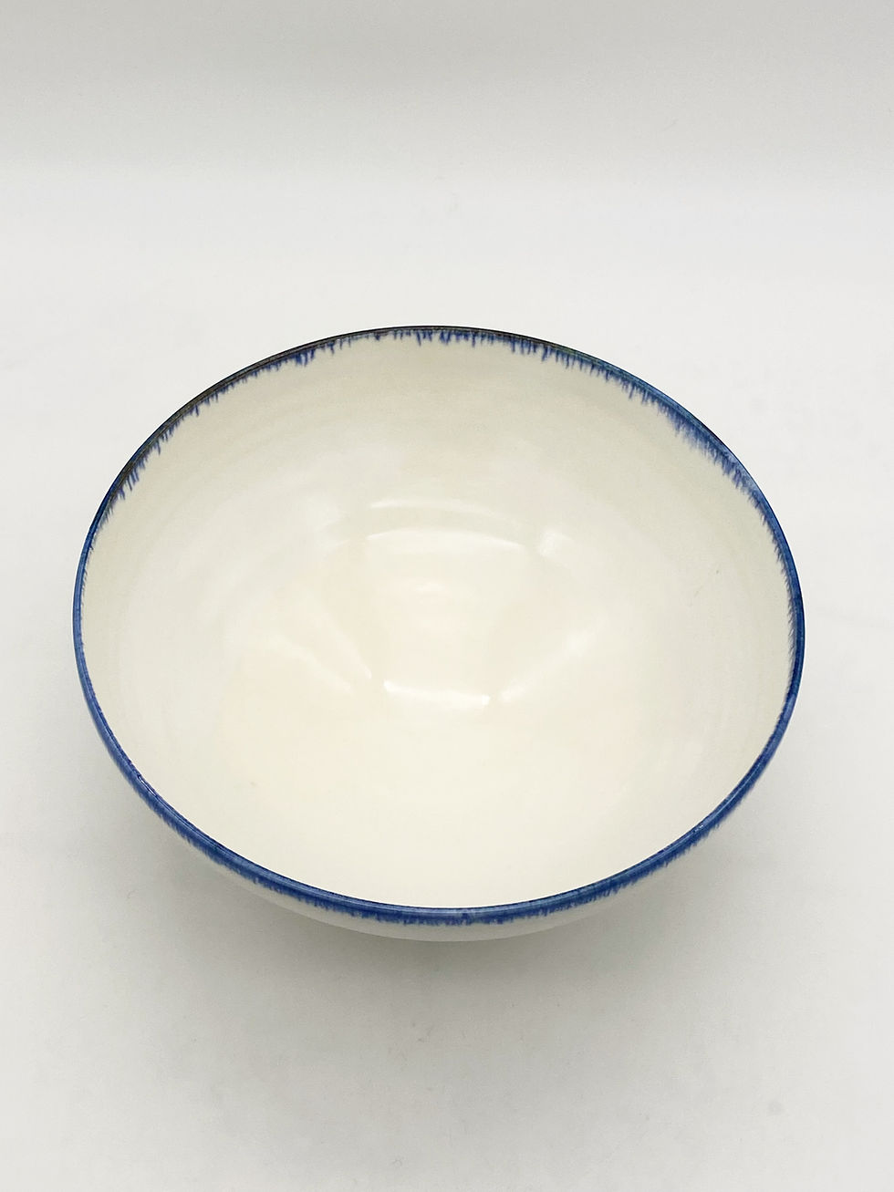 Thumbnail: Serving Bowl Blue Rim