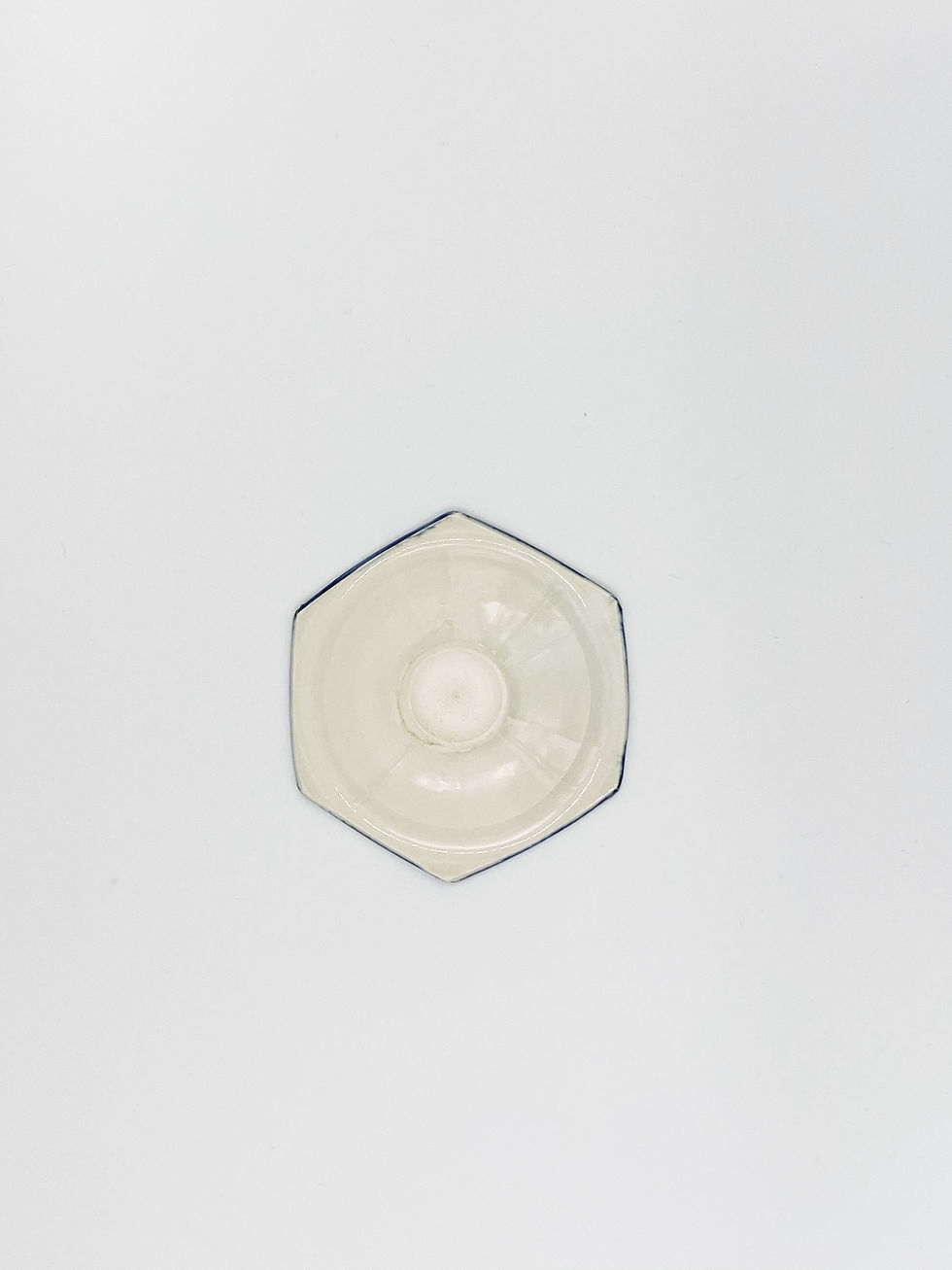 サムネイル： ハニカム皿 S ブルー皮鯨