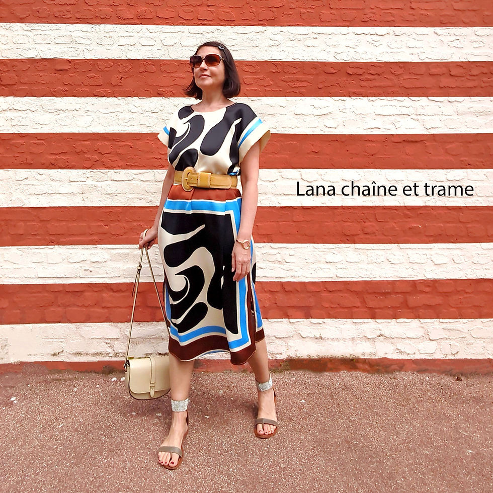 Miniature : PATRON DE COUTURE POCHETTE ROBE ET TEESH LANA