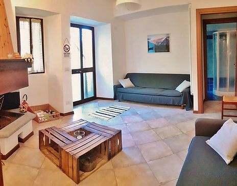 interno di casa vacanze in affitto in montagna