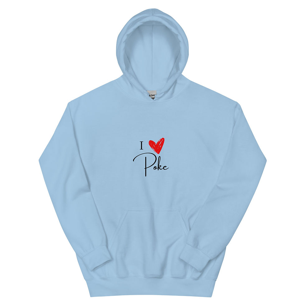 Thumbnail: I Love Poke Unisex Hoodie