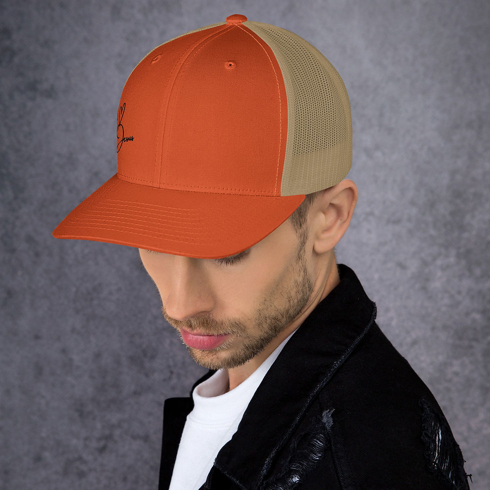 Thumbnail: I Love Jesus Trucker Cap