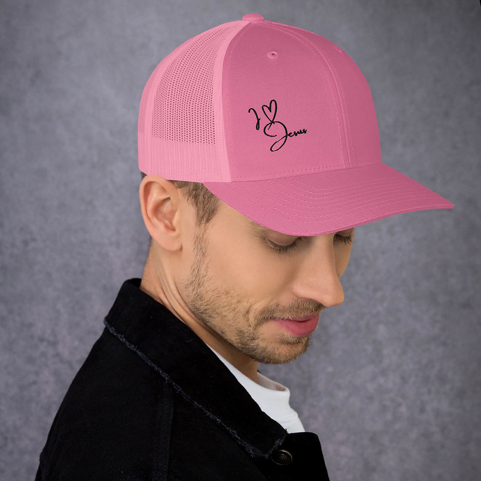 Thumbnail: I Love Jesus Trucker Cap