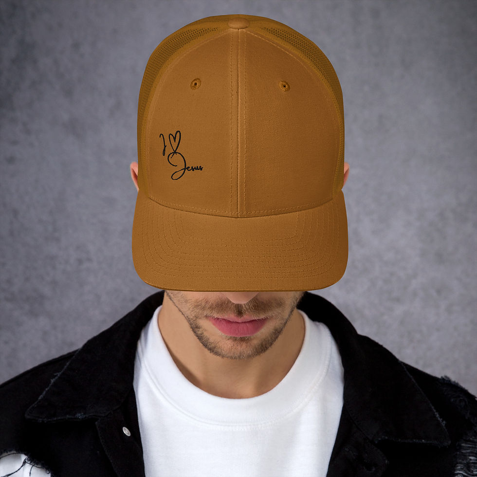 Thumbnail: I Love Jesus Trucker Cap