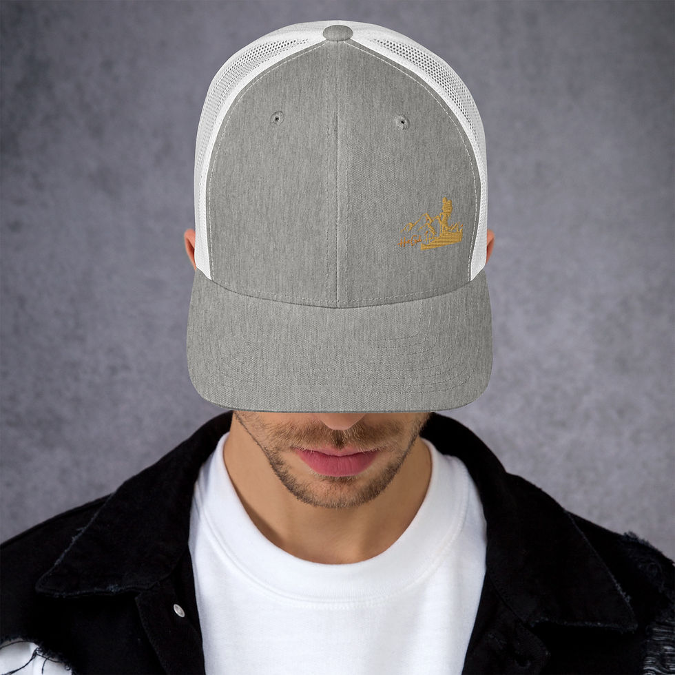 Thumbnail: hot girls hike gold Trucker Cap