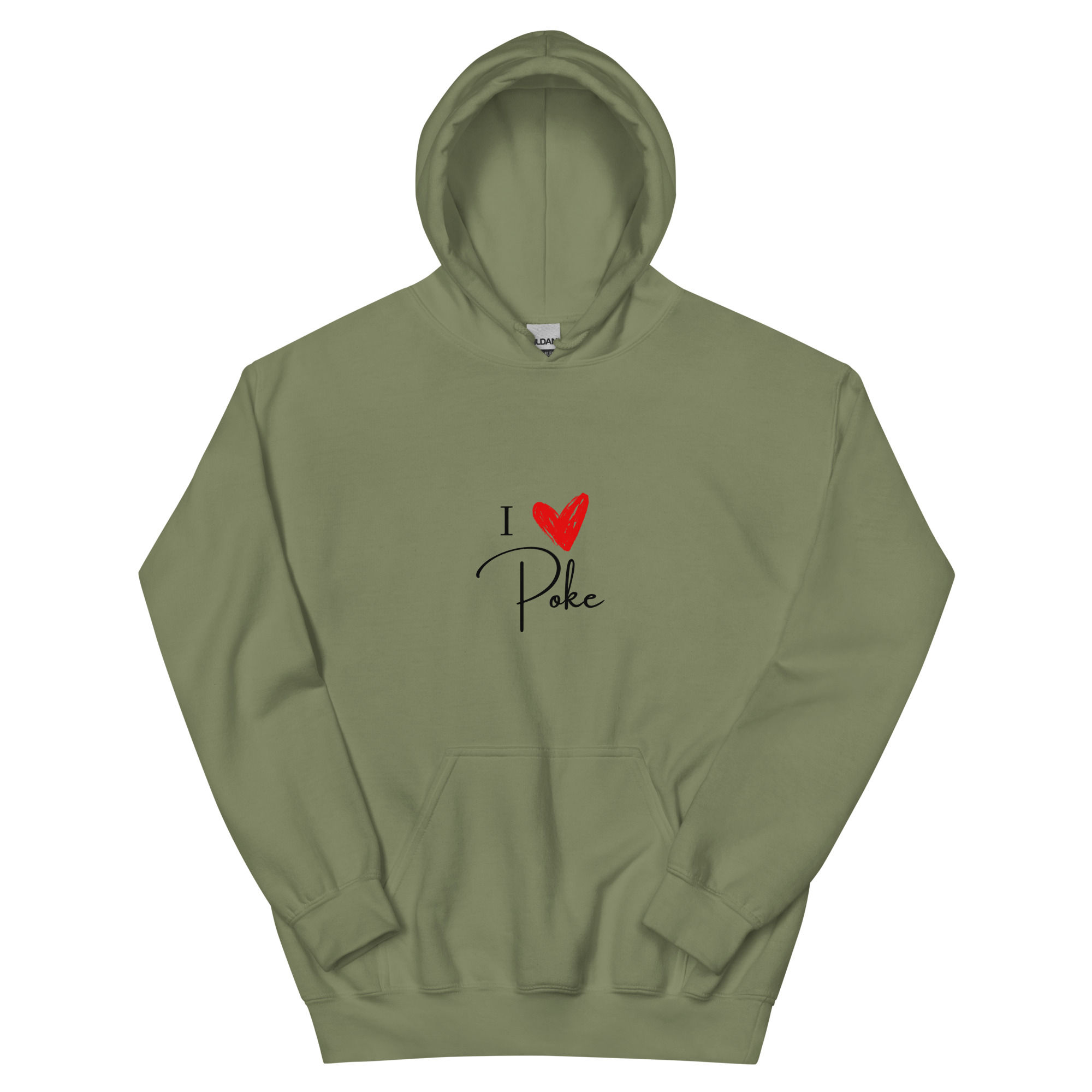 I Love Poke Unisex Hoodie