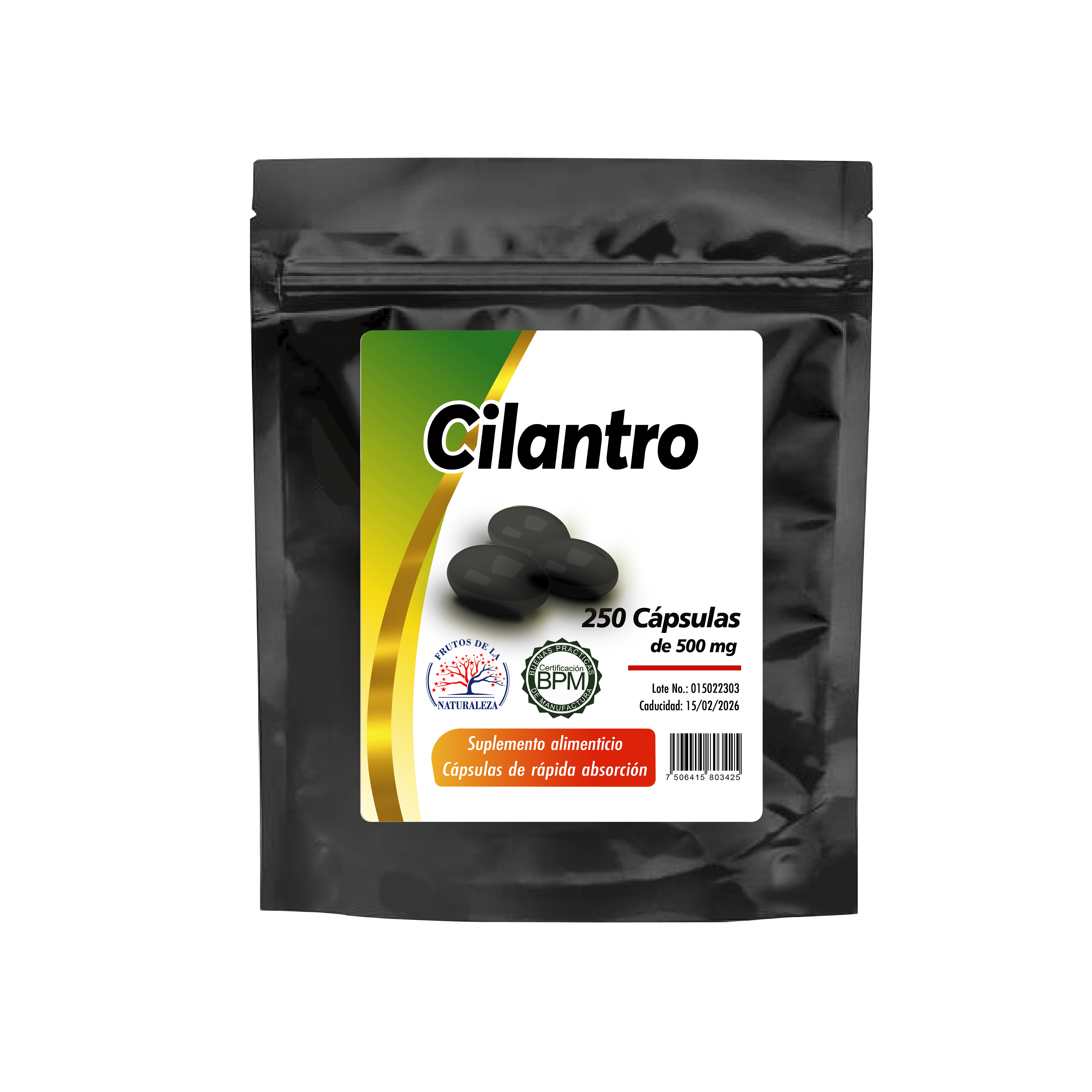 Cilantro 250 Capulas