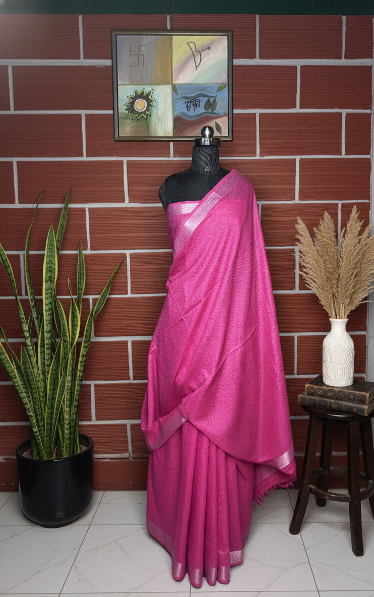 Dark Pink Liva Linen