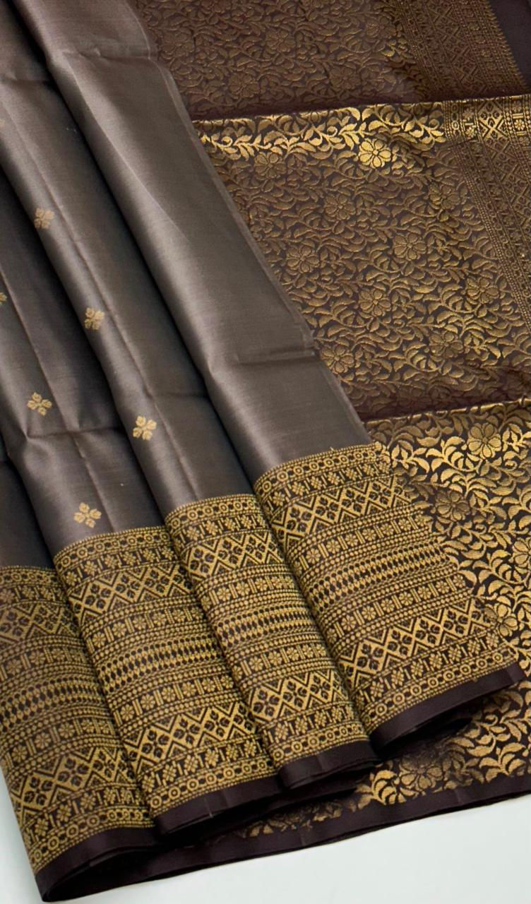 Bronze Bloom Traditional Silk