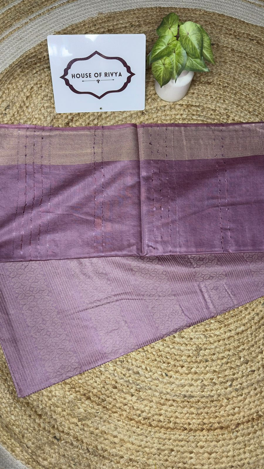 Thumbnail: Pastel Lilac Grace Saree