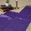 Thumbnail: Purple Liva Saree with Silver  Lines 