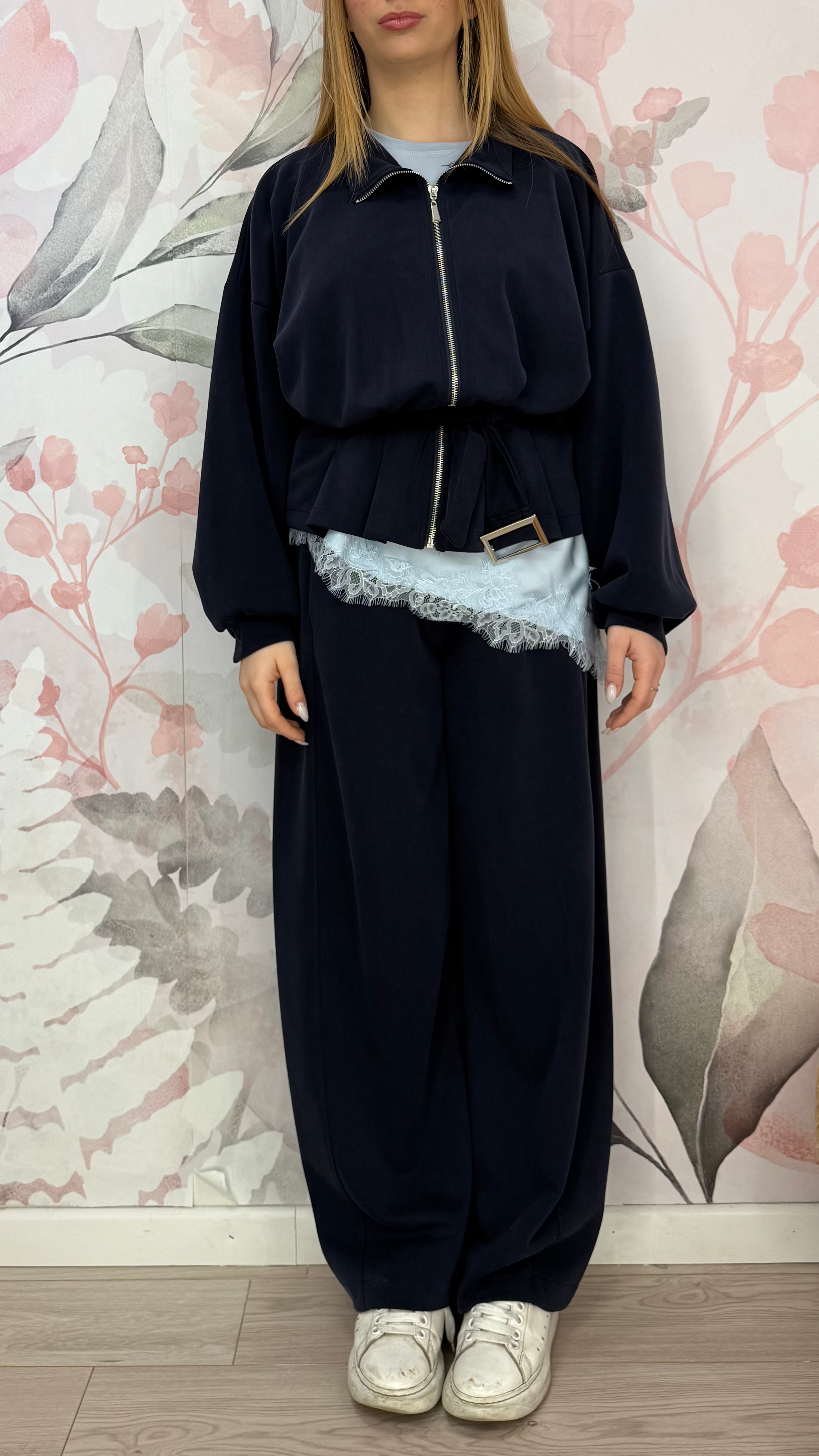 COMPLETO TUTA BALLERINA BLU